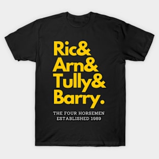 The Greatest Four Horsemen Roster of All-Time T-Shirt